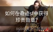 如何在奇迹sf中获得珍贵勋章？