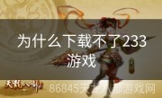 为什么下载不了233游戏