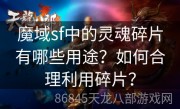 魔域sf中的灵魂碎片有哪些用途？如何合理利用碎片？
