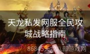 天龙私发网服全民攻城战略指南