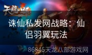 诛仙私发网战略：仙侣羽翼玩法