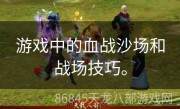 游戏中的血战沙场和战场技巧。