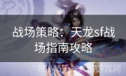 战场策略：天龙sf战场指南攻略