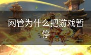 网管为什么把游戏暂停